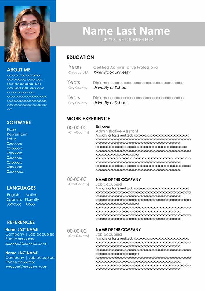 Administrative Resume Template > Administrative Resume Template .Docx (Word)