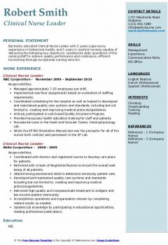 Clinical Nurse Leader Resume4 .Docx (Word)