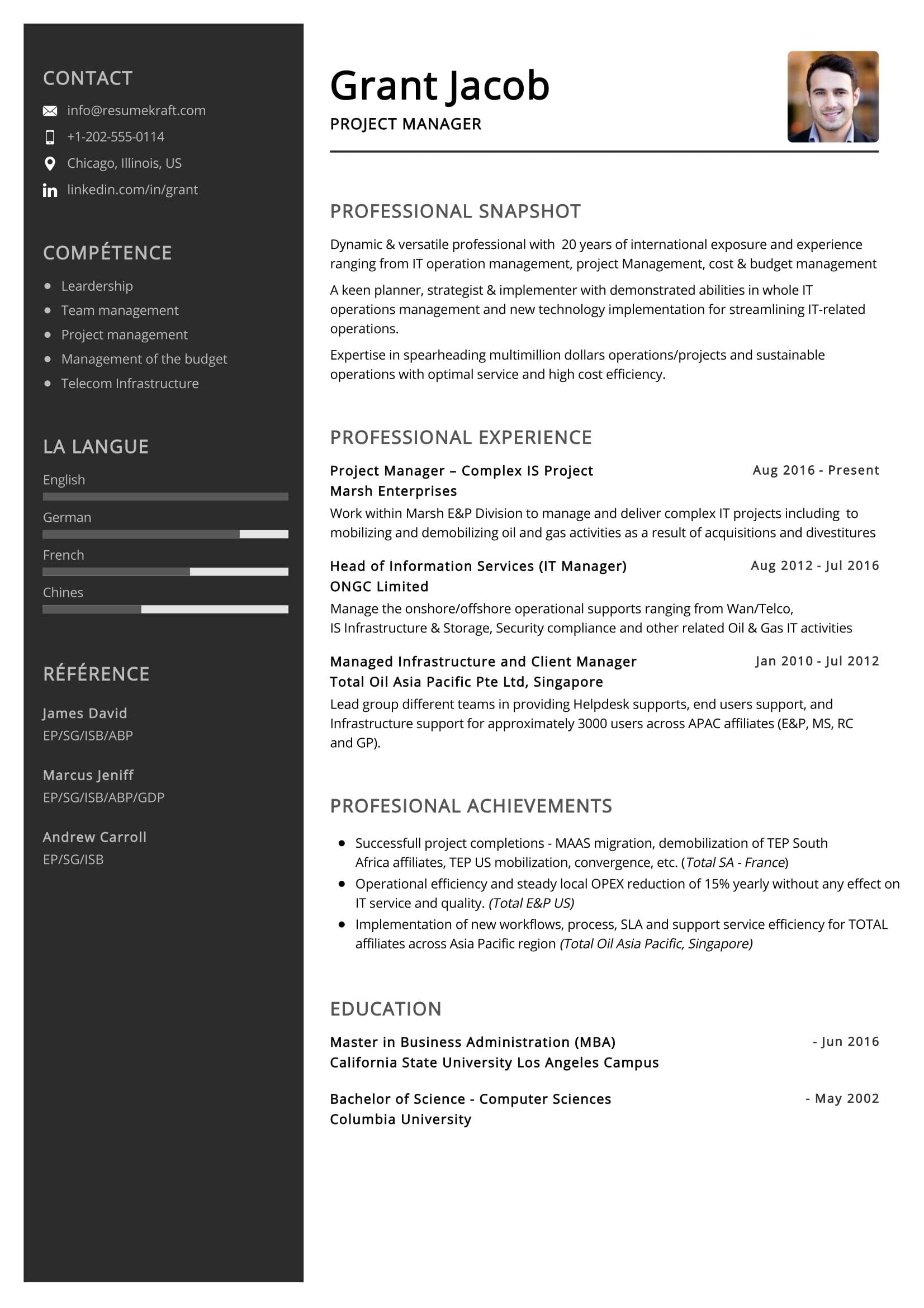 IT Project Manager Resume Sample > IT Project Manager Resume Sample .Docx (Word)