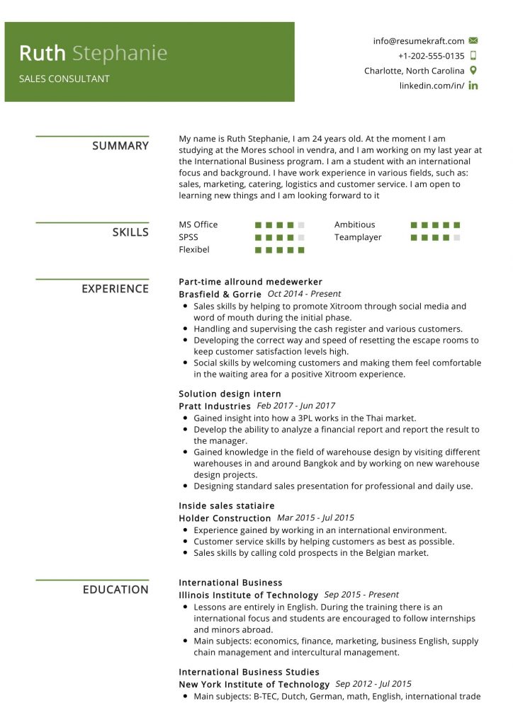 Download Free Sales Consultant Resume Sample > Sales Consultant Resume ...