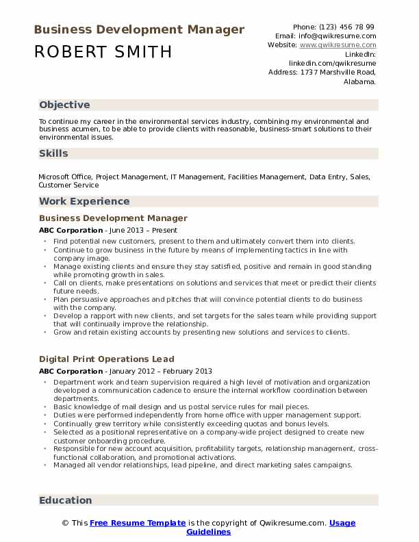 Business Development Manager Resume > Business Development Manager Resume .Docx (Word)