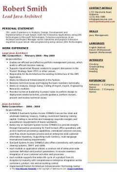 Java Architect Resume4 .Docx (Word)