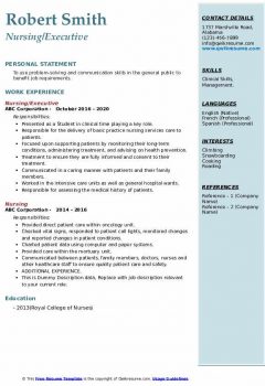 Nursing Executive Resume .Docx (Word)