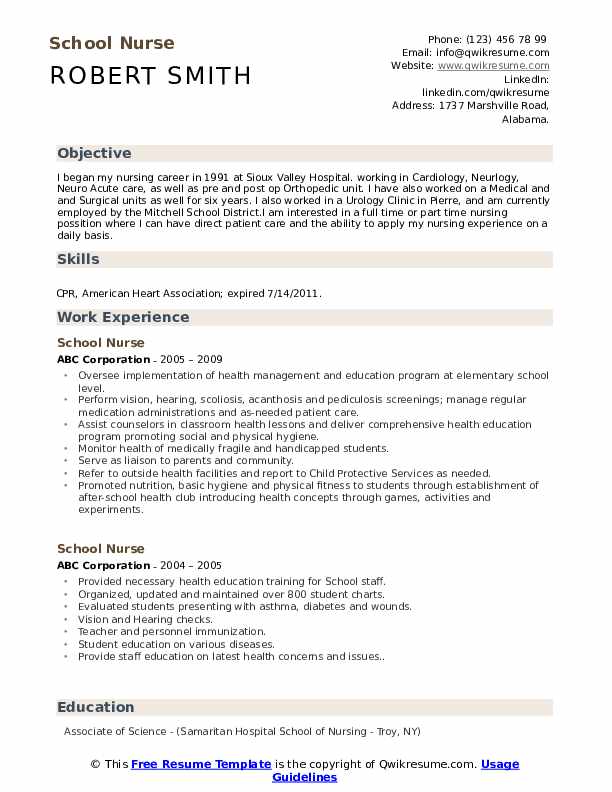 free nursing student resume template docx