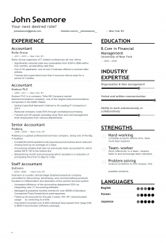 Accountant Resume