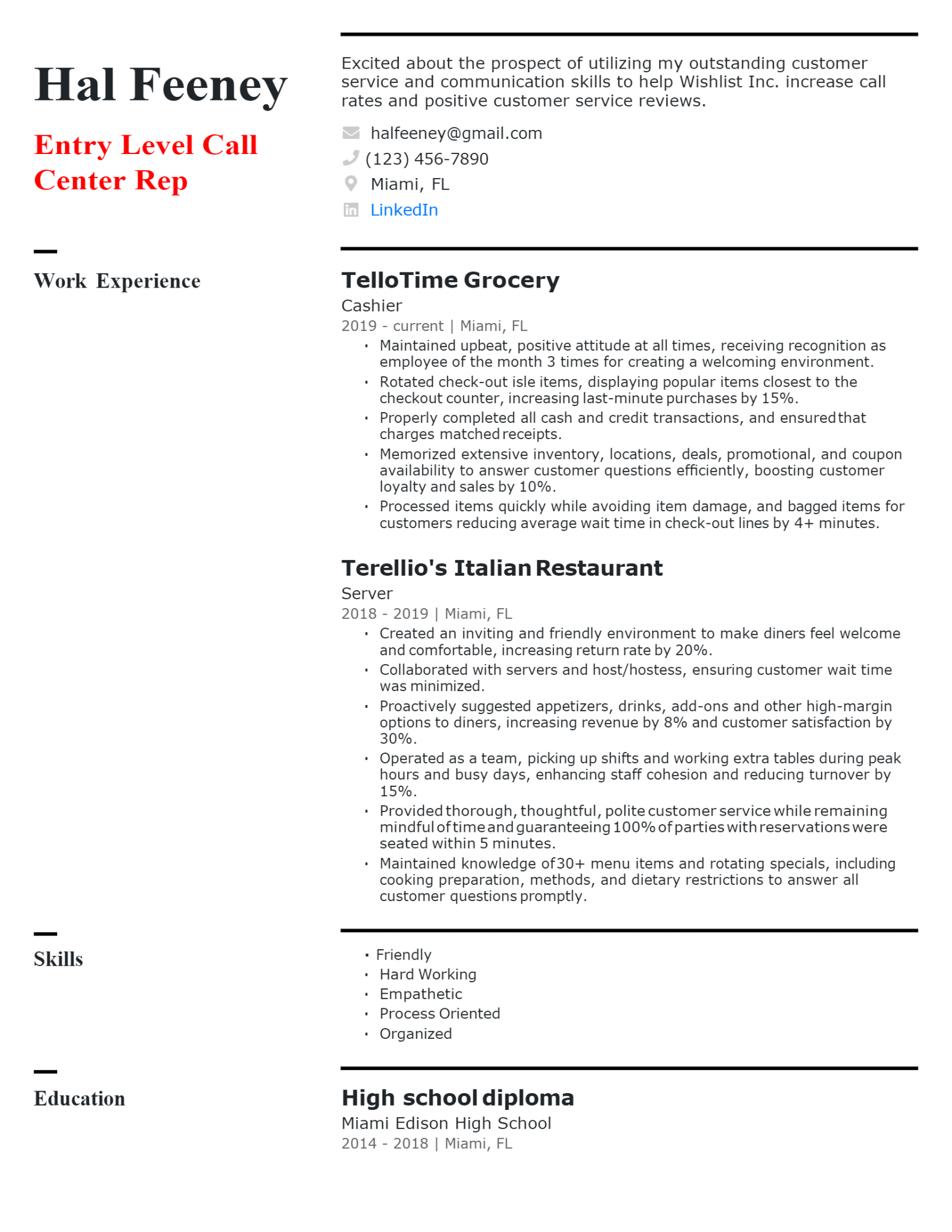 download-free-entry-level-call-center-representative-resume-docx-word