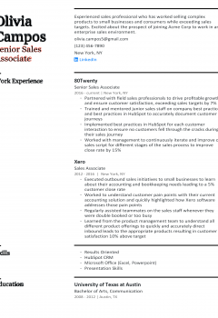 Senior Sales Associate Resume .Docx (Word)