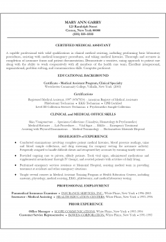 Medical Assistant Resume .Docx (Word)