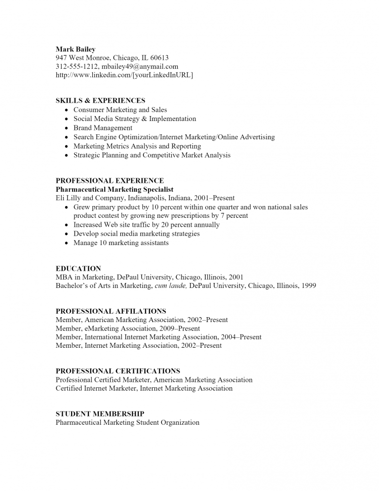 Download Free Pharmaceutical Marketing Resume .Docx (Word) Template on ...