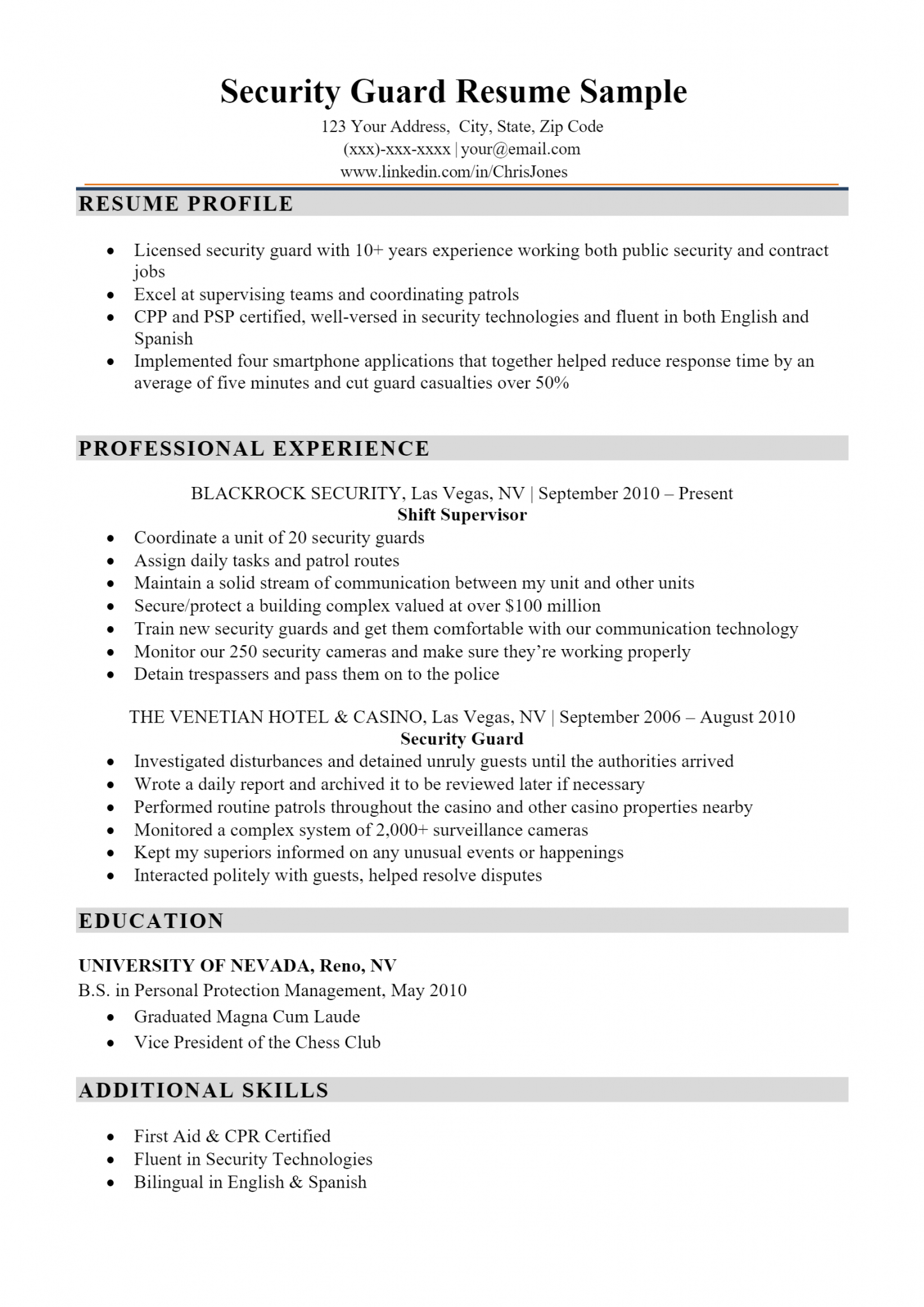 download-free-security-guard-resume-docx-word-template-on