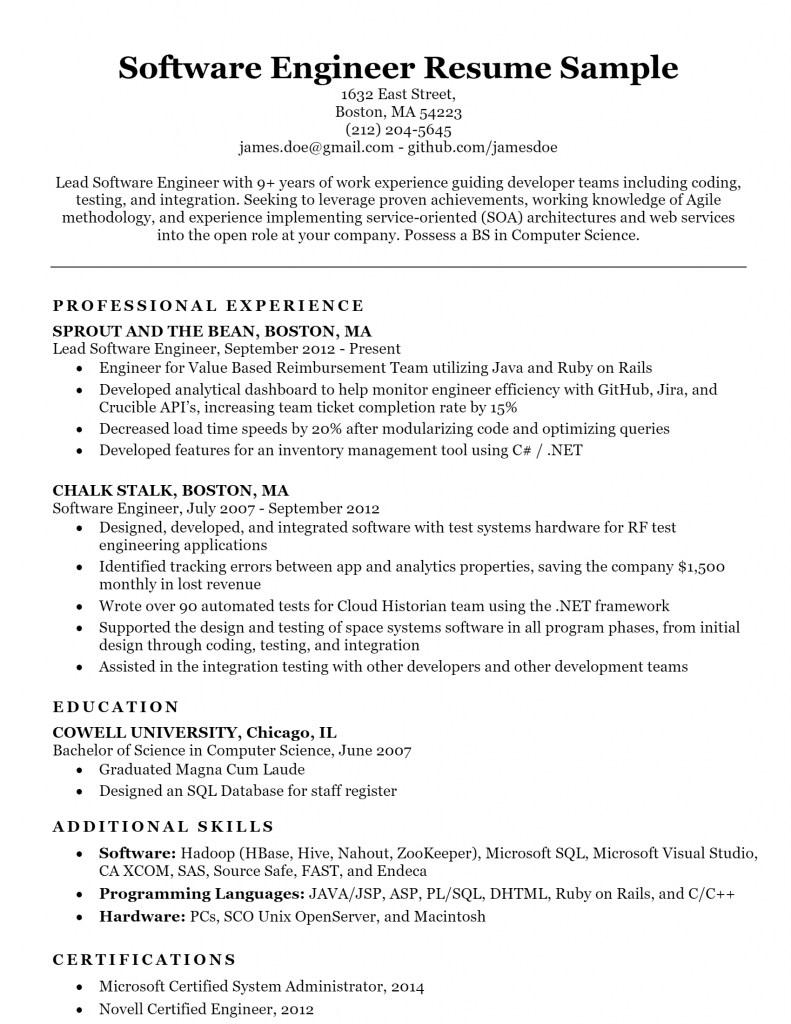 Software Engineer .Docx (Word)