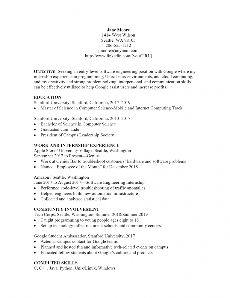 Download Free Software Engineer Resume .Docx (Word) Template on ...