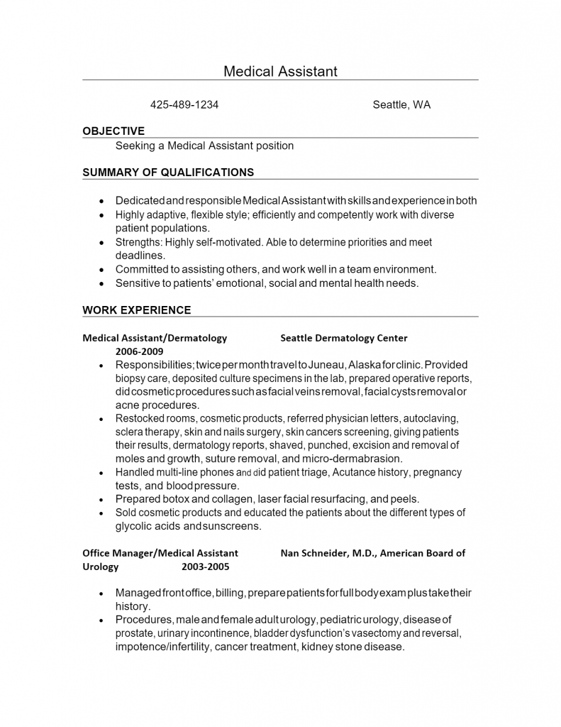 Medical Assistant .Docx (Word)