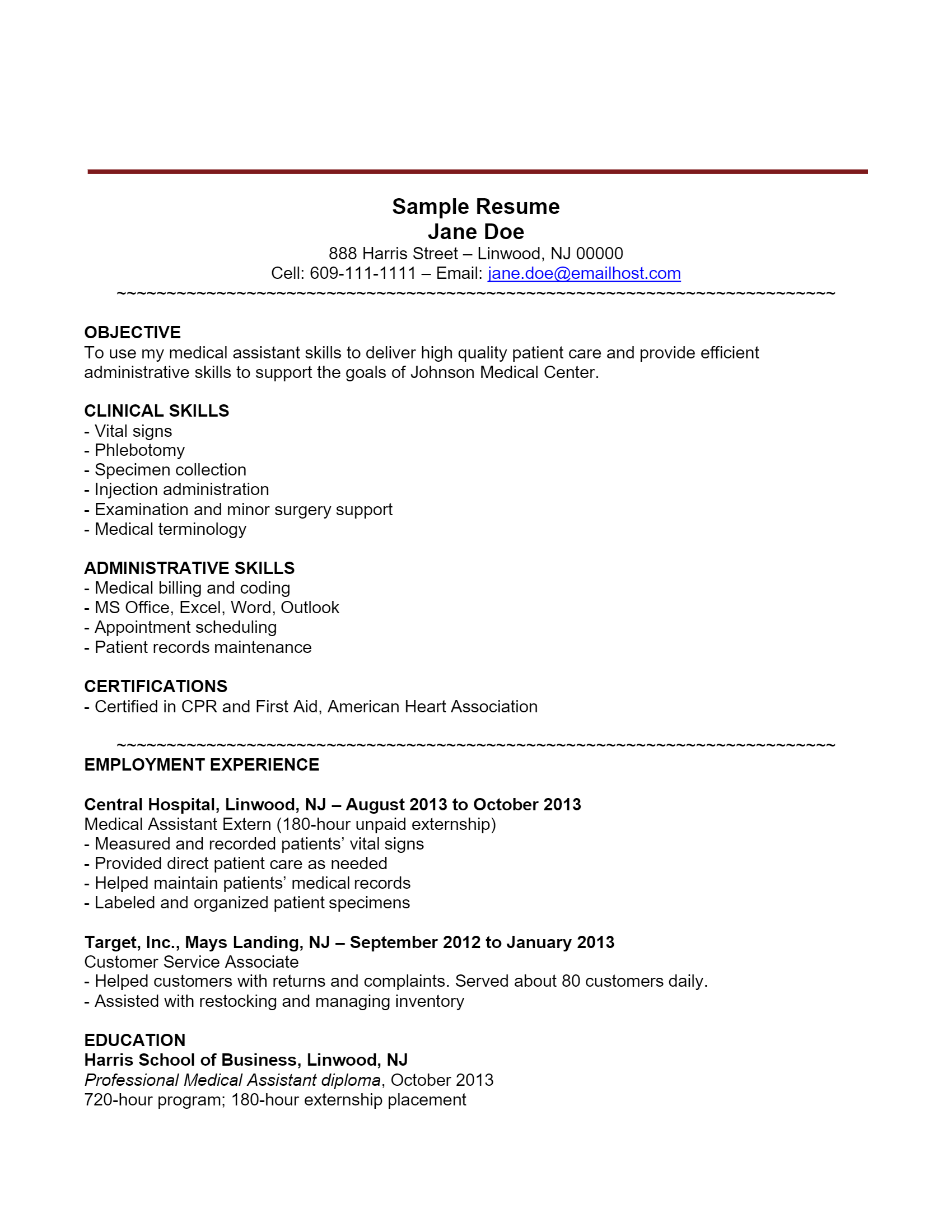 Medical Assistant .Docx (Word)