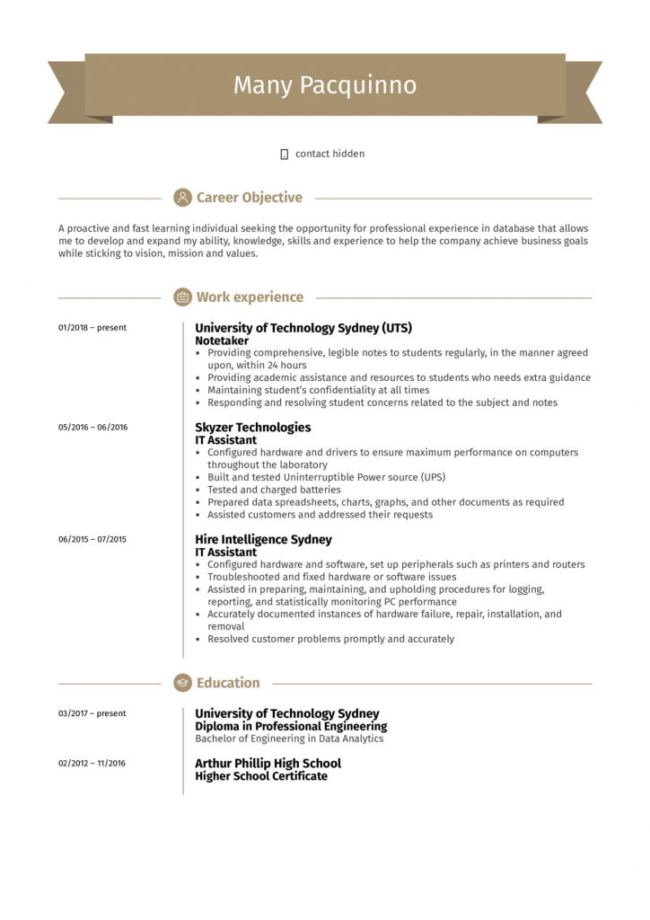 IT Assistant Resume .Docx (Word)