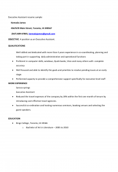 Executive Assistant .Docx (Word)