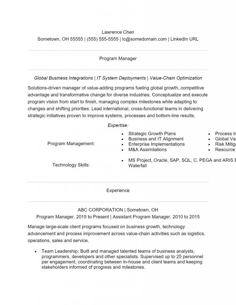 Program Manager .Docx(Word)