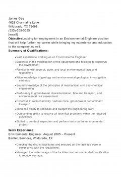 Environmental Engineer .Docx(Word)