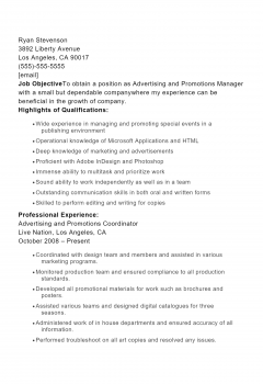 Promotions Manager .Docx(Word)