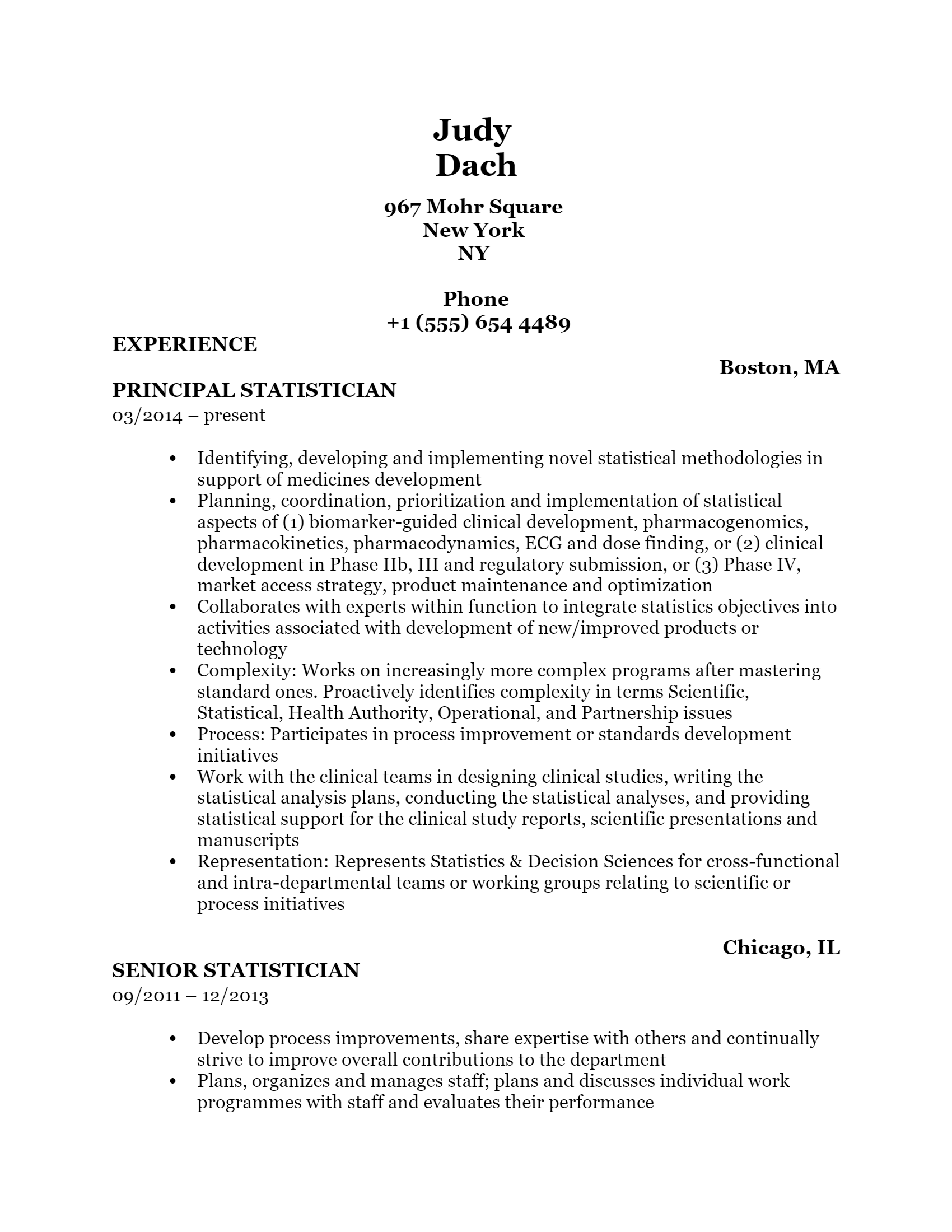 Statistician .Docx(Word)