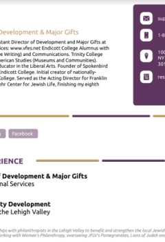 Assistant Director of Development &#038; Major Gifts Resume