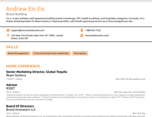 Download Free Brand Building Resume Template on ResumeThatWorks com Download Free Brand Building Resume Template on ResumeThatWorks com