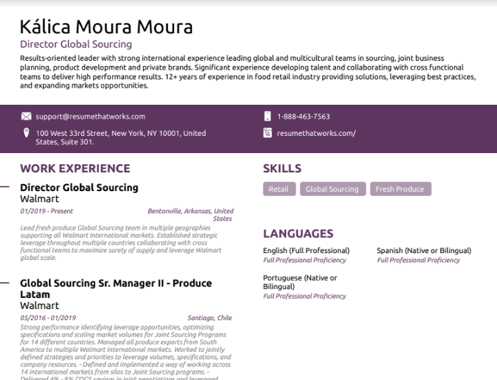 Download Free Director Global Sourcing Resume Template On 