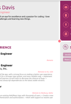 Full Stack Software Engineer 2 Resume