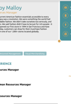 Senior Human Resources Manager (2)