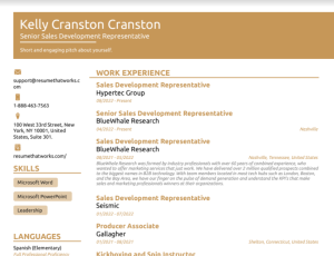 Download Free Senior Sales Development Representative 2 Resume Template ...