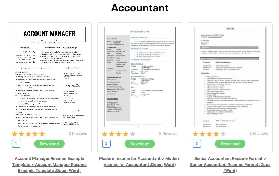 5 steps to make accountant job resume