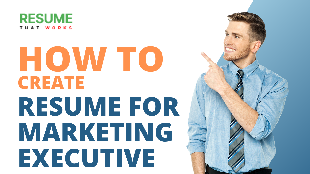 How To Create Resume For Sales Executive