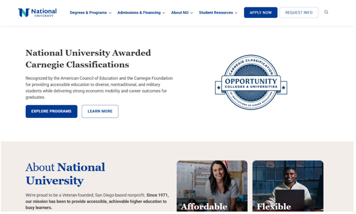 National University - Online MFT With Specialized Therapy Options