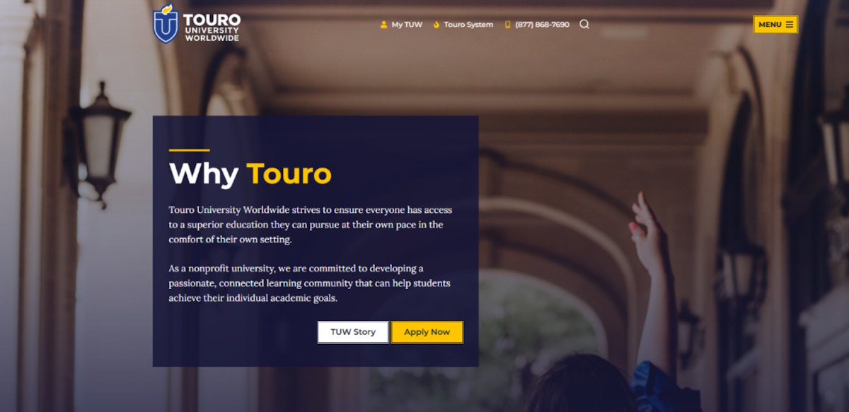 Touro University Worldwide - Online Master of Arts in Marriage and Family Therapy